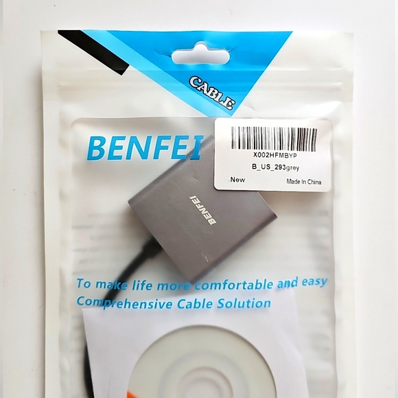 BENFEI USB 3.0 to VGA Adapter, USB 3.0 to VGA Male to Female Adapter for Windows - Picture 3 of 12